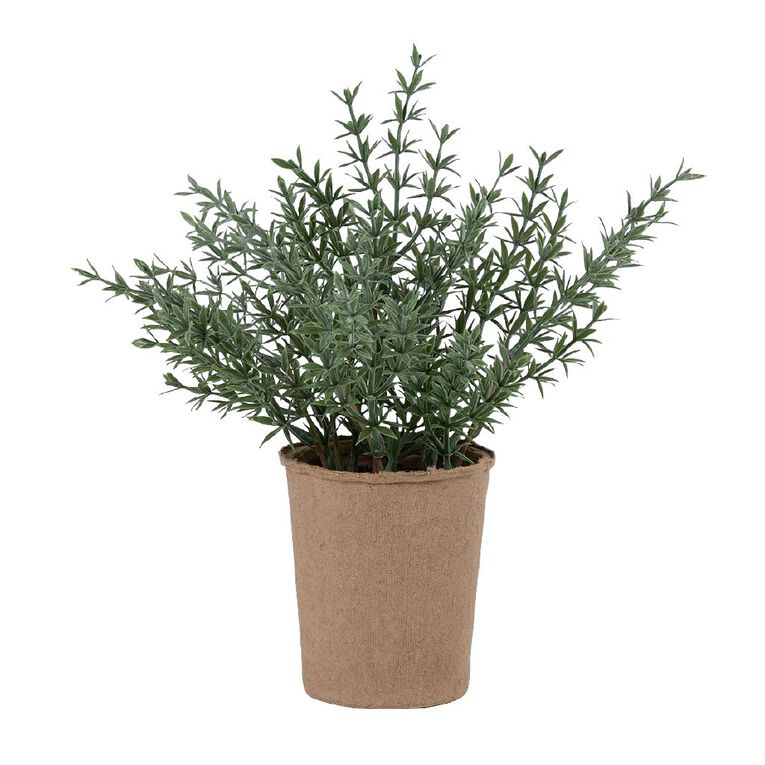Living & Co Artificial Herbs in Paper Pot, , hi-res