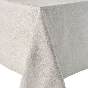 Living & Co Table Cloth Jacquard Wave Grey