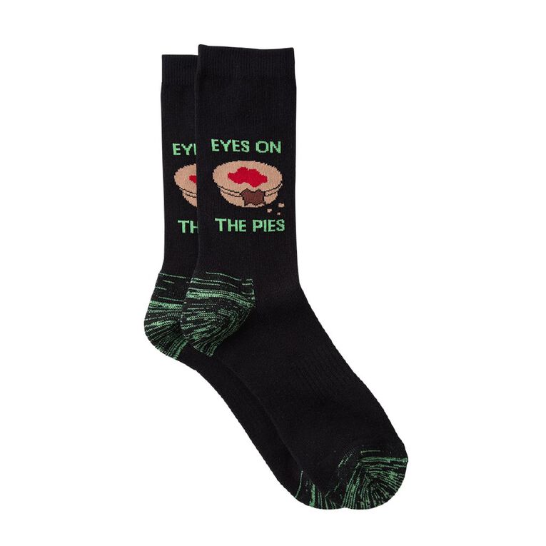 Sock Crew Novelty Work Socks 1 Pack, Green, hi-res