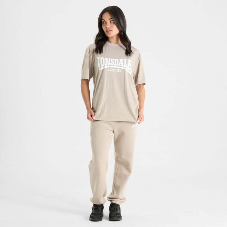 Lonsdale Unisex Tee, Taupe, hi-res