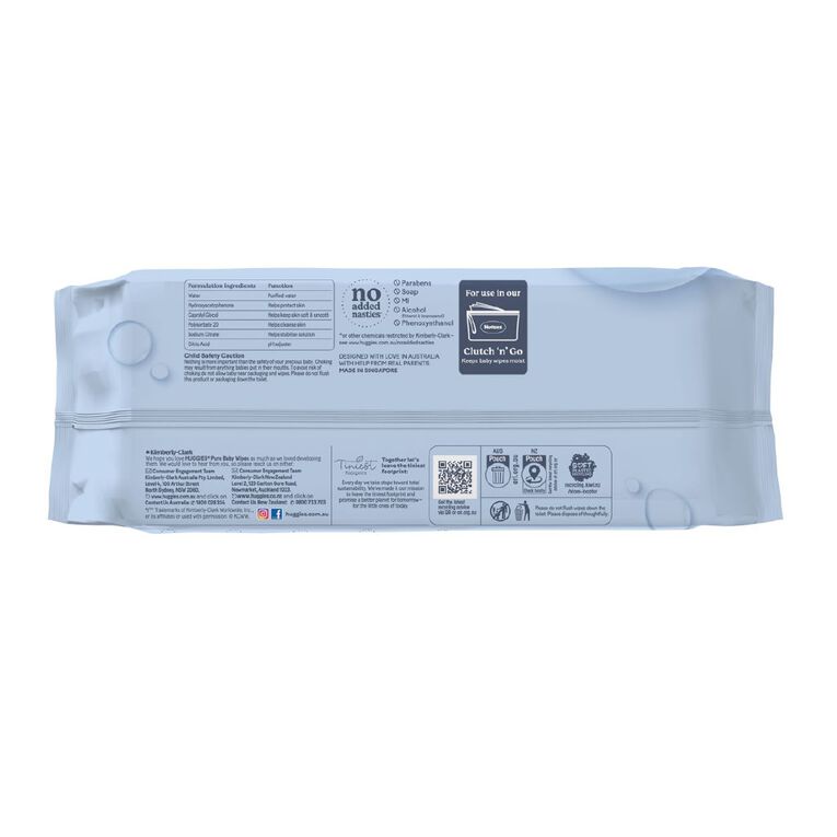 Huggies Thick Baby Wipes 99% Purified Water 72 Pack, , hi-res