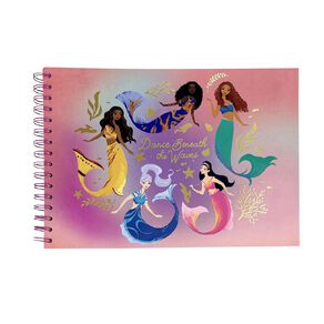 Little Mermaid Ariel Spiral Sketch Book A4