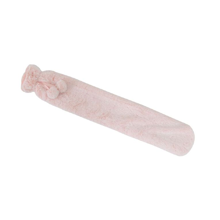 Living & Co Long Hot Water Bottle Pink, , hi-res