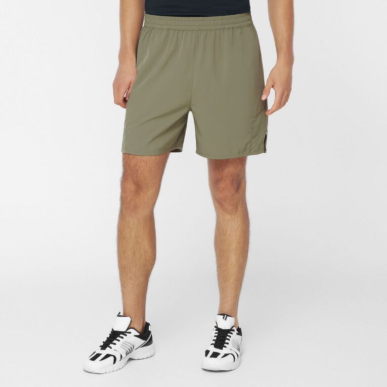 Active Intent Men's 5 Inch Training Shorts, Green Mid, hi-res
