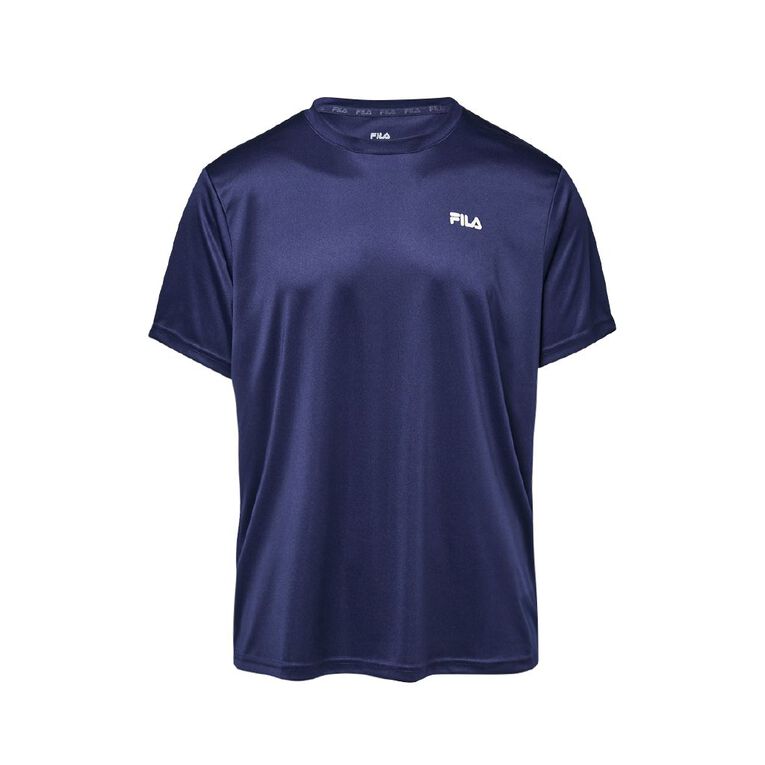 Fila Men's Quick Dry Tee, Blue Dark, hi-res