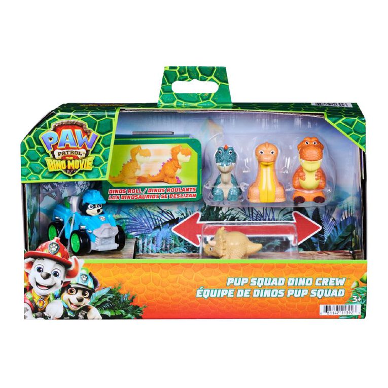 Paw Patrol The Dino Movie Pup Squad Dino Rex Squad Crew, , hi-res