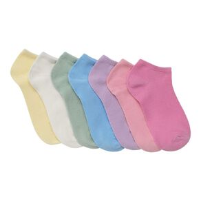 H&H Girls' Liner Socks 7 Pack