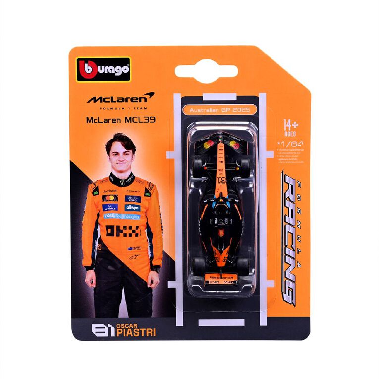 Bburago F1 1:64 Die Cast Teams Assorted, , hi-res
