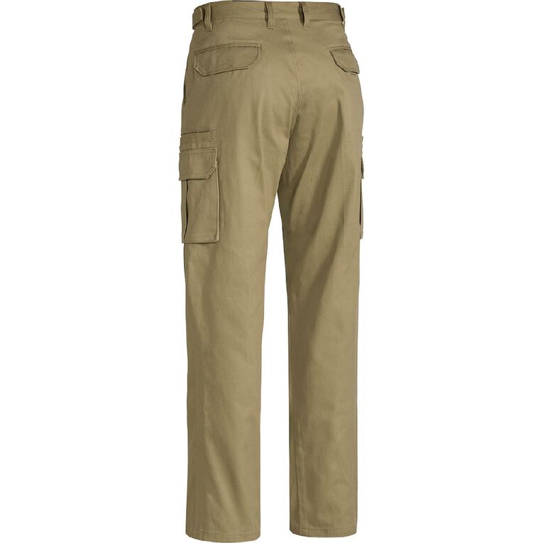 Bisley Workwear Cargo Pants, Khaki, hi-res