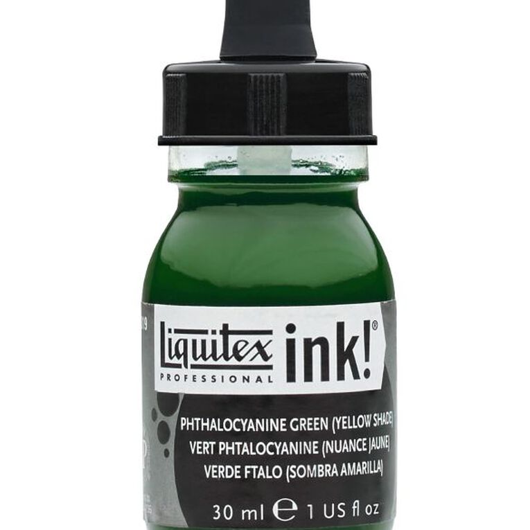 Liquitex Ink 30ml Phthalo Green (Yellow Shade), , hi-res