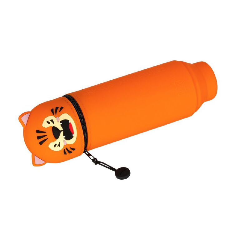 Legami 2-in-1 Silicone Pencil Case Kawaii Tiger, , hi-res