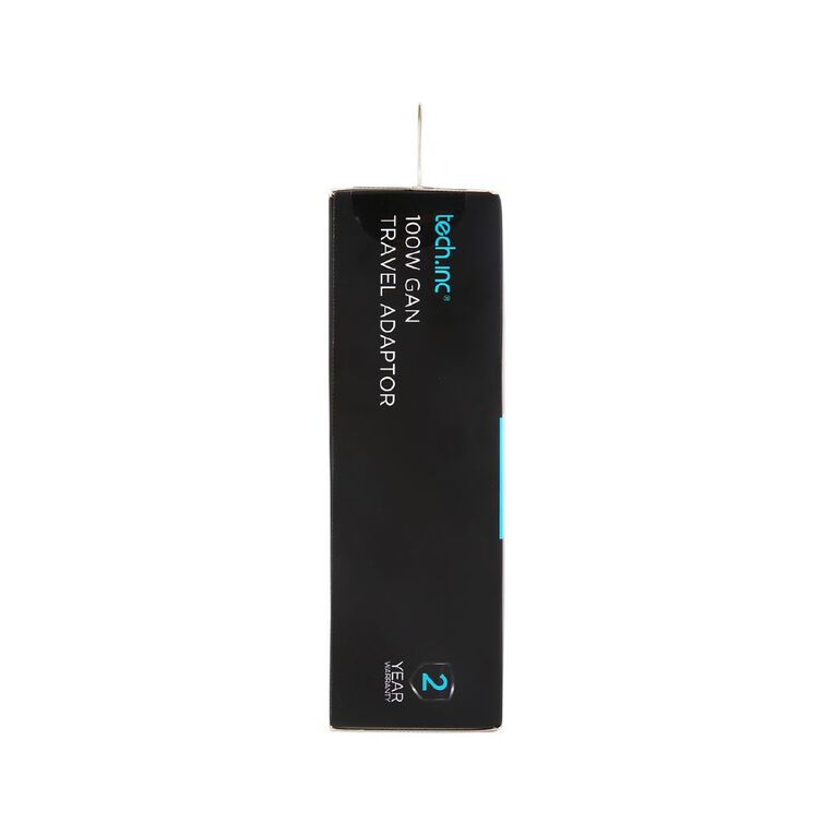 Tech.Inc 100W 2 Port USB C + USB A Gan Charger With Adaptor TI103KE, , hi-res