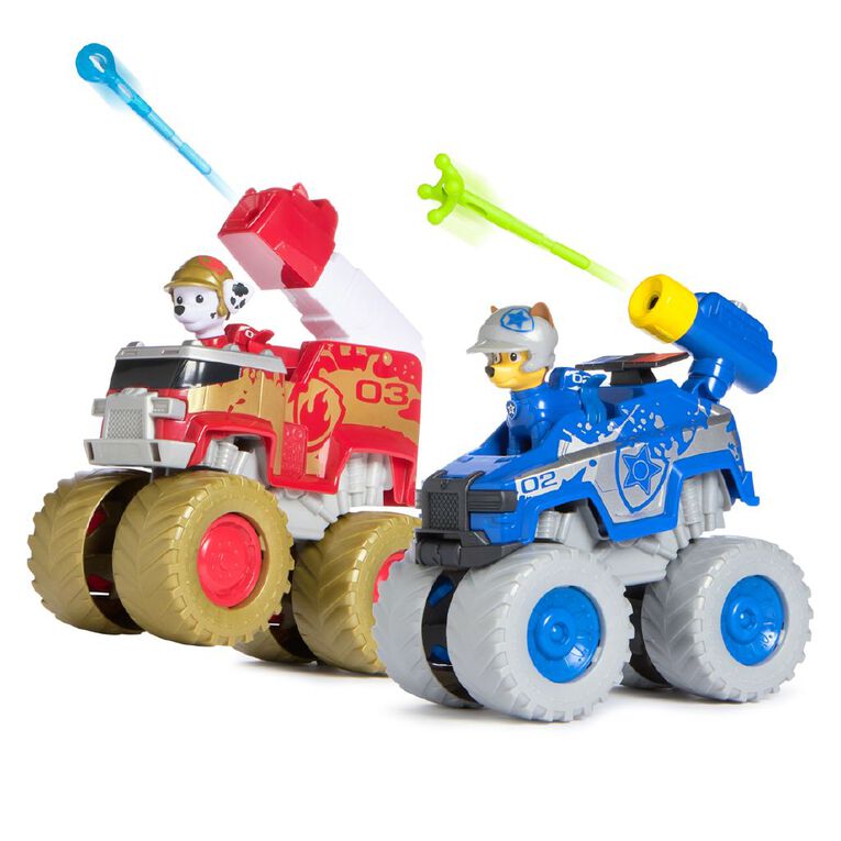 Paw Patrol Rescue Wheels Vehicle Metallic 2 Pack, , hi-res
