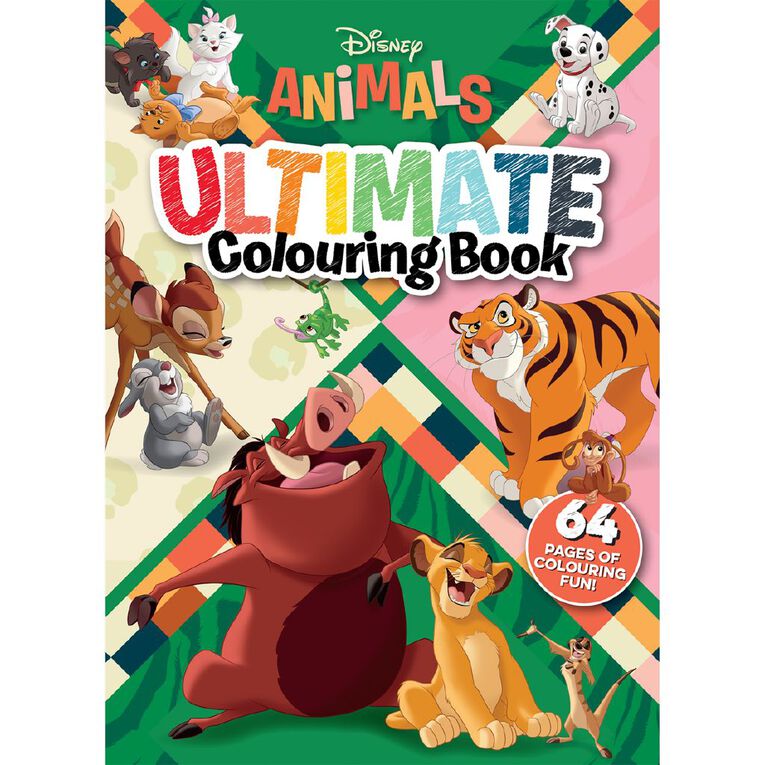 Disney Animals Ultimate Colouring Book The Warehouse