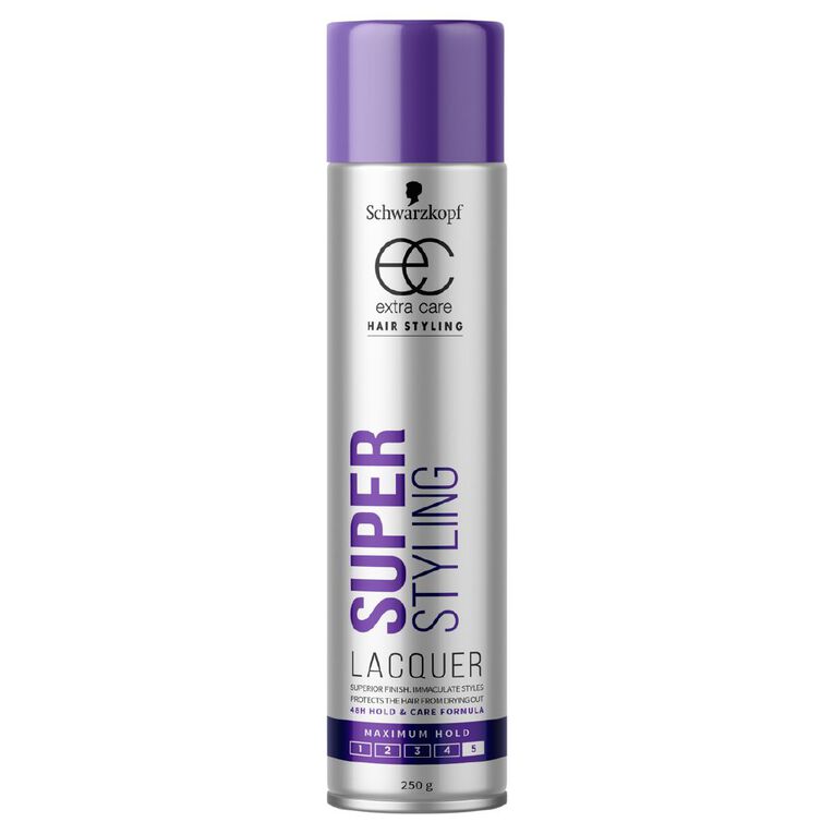 Schwarzkopf Extra Care Lacquer Super Hold 250g, , hi-res