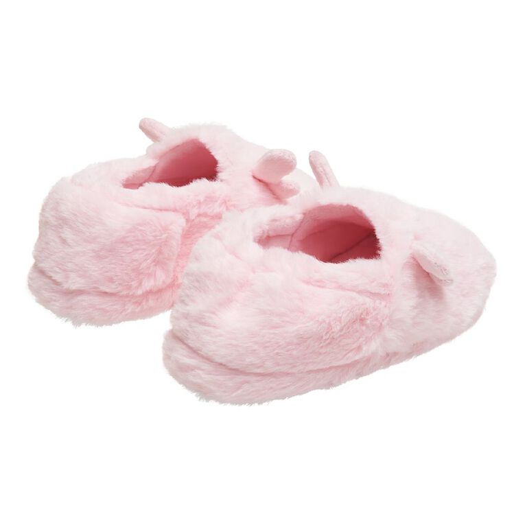 Young Original Senior Kids' Deer Closed Back Slippers, Pink, hi-res