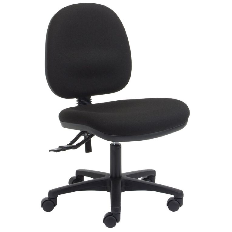 Chair Solutions Aspen Midback Chair Black, , hi-res