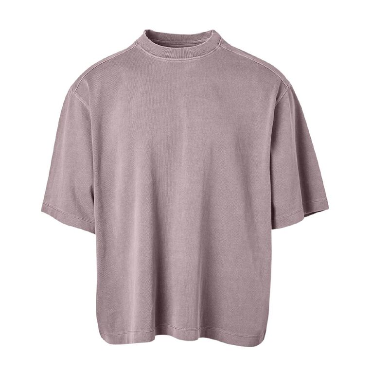 Garage Men's Heavy W Tee Washed, Purple Dark, hi-res