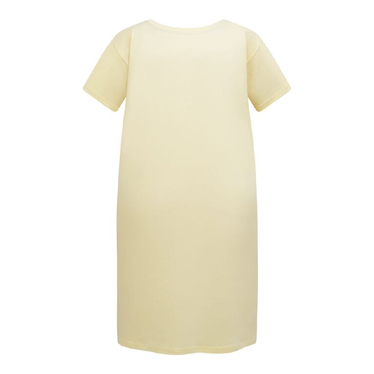 SpongeBob Boxy T-Shirt Nightie, Yellow Light, hi-res