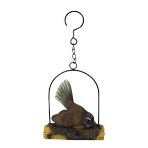 Kiwi Garden Hanging Fantail Bird 13 x 8 x 17cm