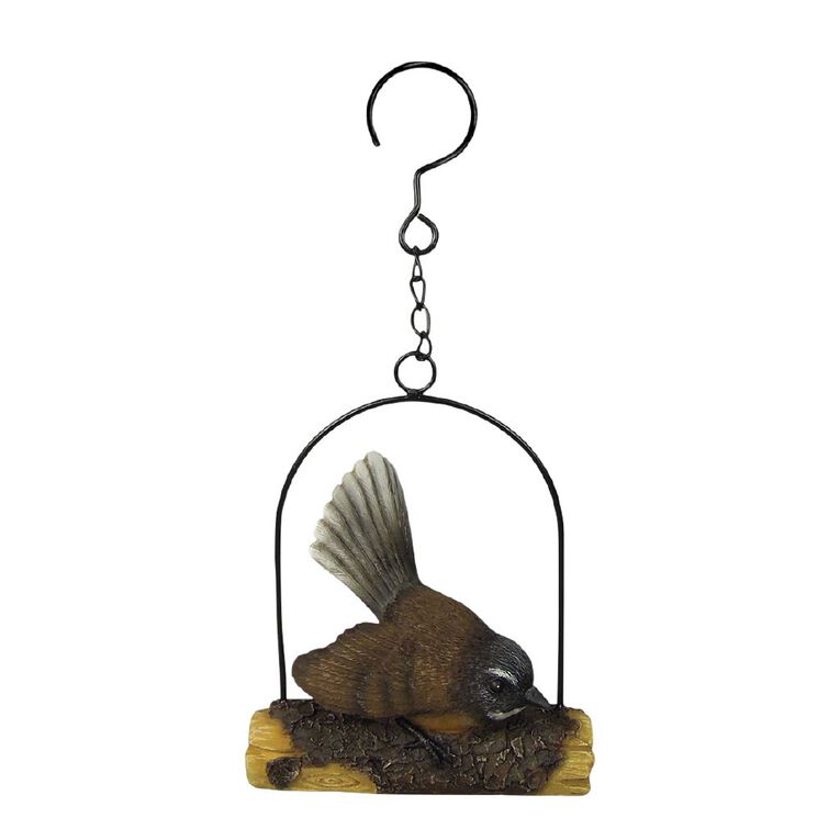 Kiwi Garden Hanging Fantail Bird 13 x 8 x 17cm, , hi-res
