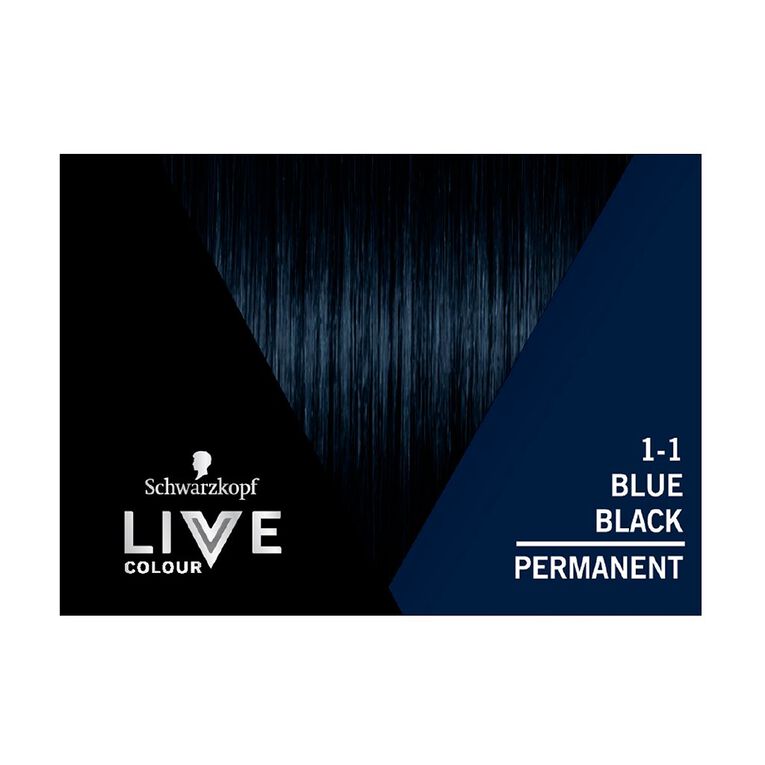 Schwarzkopf Permanent LIVE Colour 1.1 Blue Black, , hi-res
