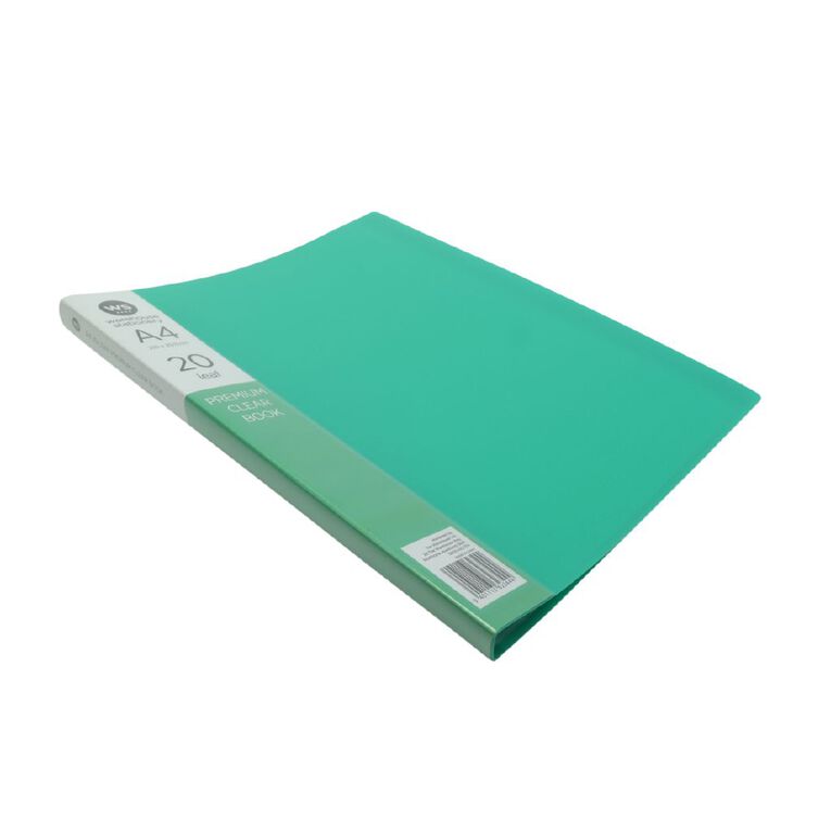 WS Colour Pop Clearbook Premium 20 Page Green, , hi-res