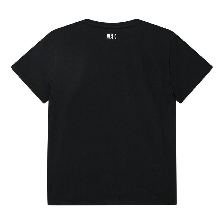 Young Original Short Sleeve WSC Slim Fit Tee, Black, hi-res