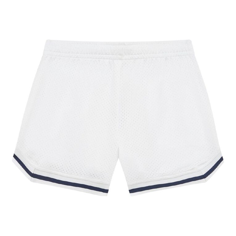 Young Original Basketball Shorts, White, hi-res