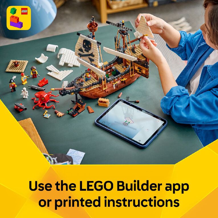 LEGO CREATOR Iconic Pirate Ship 31387, , hi-res