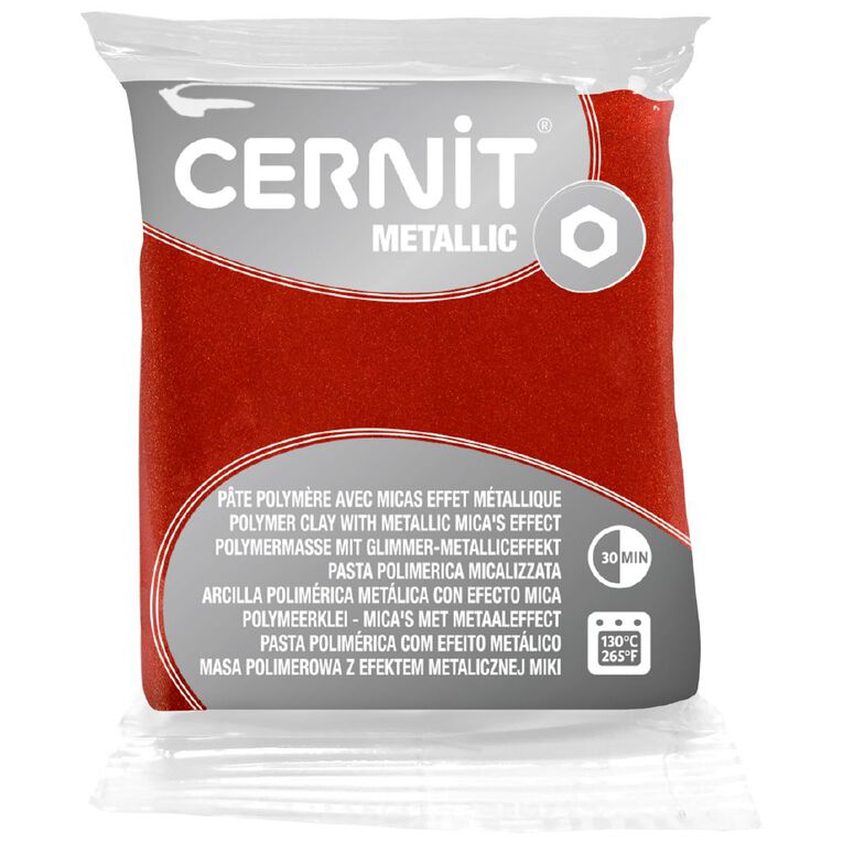 Cernit Polymer Clay Metallic 56g Copper, , hi-res