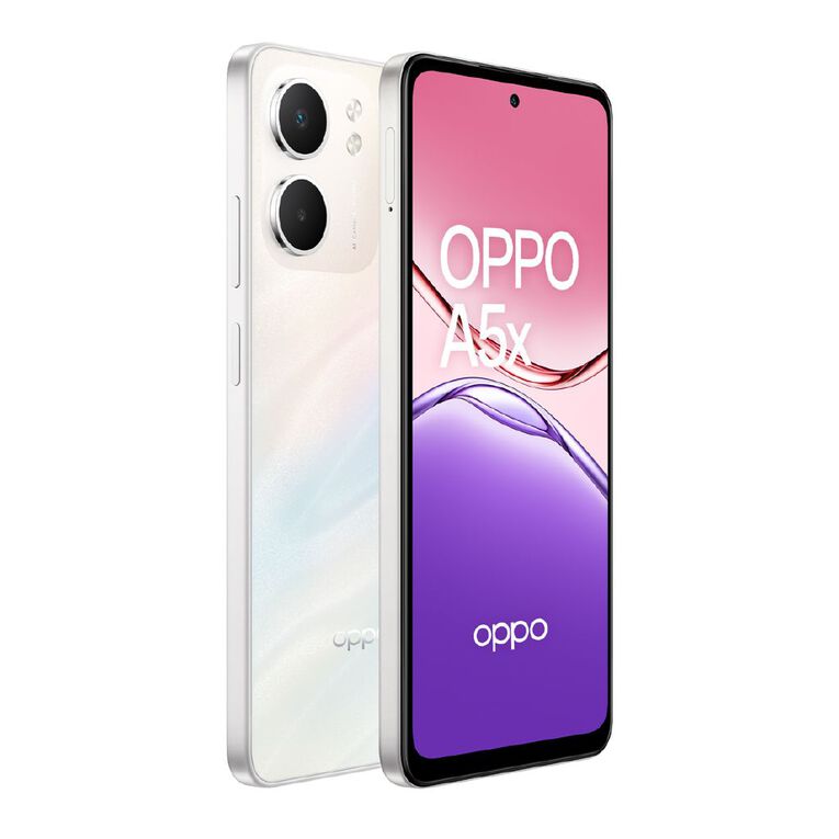 OPPO A5X 4G with Warehouse Mobile SIM Laser White, , hi-res
