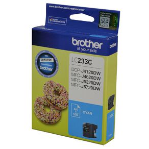 Brother Ink LC233 Cyan 550 Pages