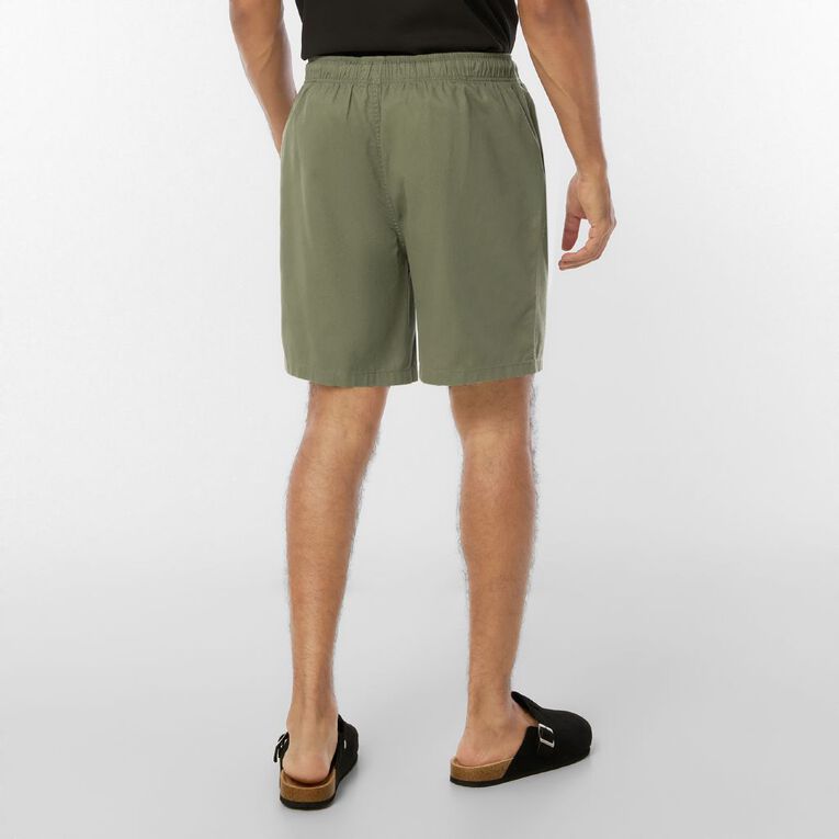 H&H Men's Woven Shorts, Green Mid, hi-res