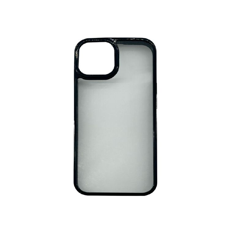 Tech.Inc Clear Phone Case For iPhone 13/14/15TI0059BL Black, , hi-res
