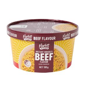 Market Kitchen Bowl Noodles Beef 100g