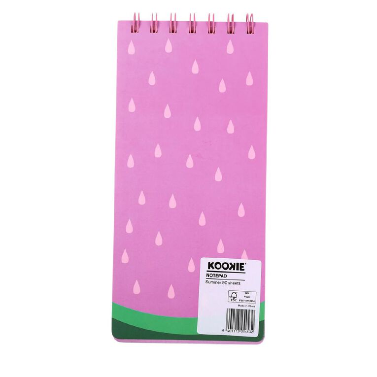 Kookie Summer Notepad, , hi-res