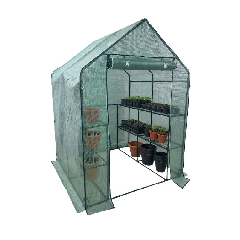 Kiwi Garden XL Walk in Greenhouse 143 x 143 x 195cm, , hi-res