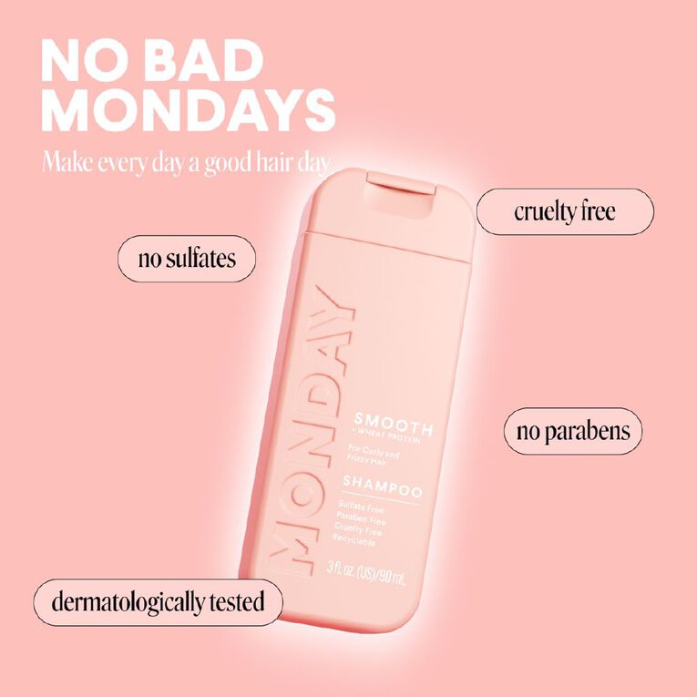 Monday Haircare Shampoo Smooth 90ml, , hi-res