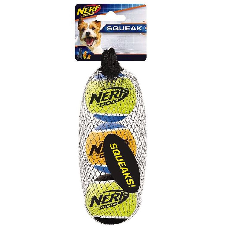NERF 3 Pack Squeak Tennis Balls