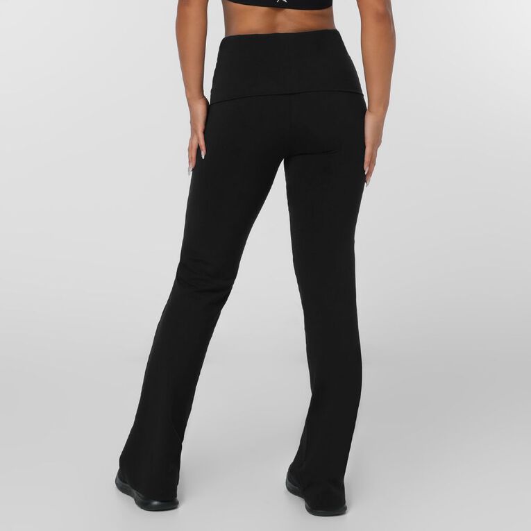 H&H Women's Jersey Flare Pants, Black, hi-res