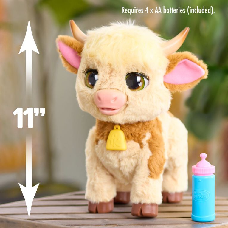 FurReal Maggie the Feed & Follow Cow, , hi-res