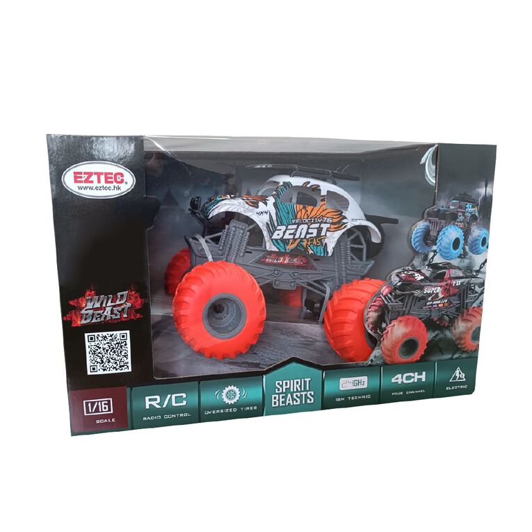 Eztec Radio Control 116 Monster Truck Wild Beast USB The Warehouse