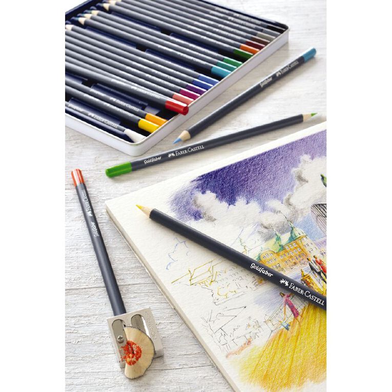 Faber-Castell Colour Pencil Goldfaber Col101 White White, , hi-res