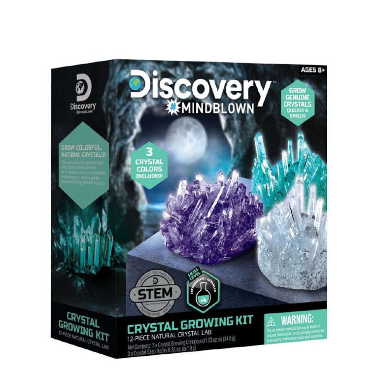 Discovery Kids Mindblown Crystal Growing Kit, , hi-res