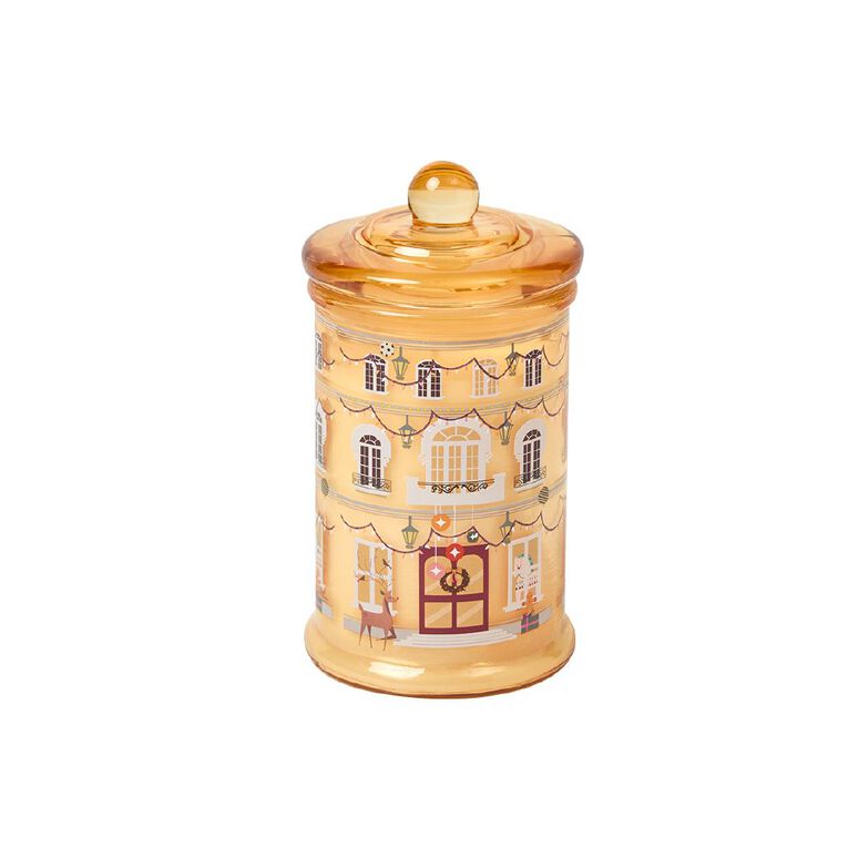 Wonderland Home Festive Candle Vanilla Bourbon Gold, , hi-res