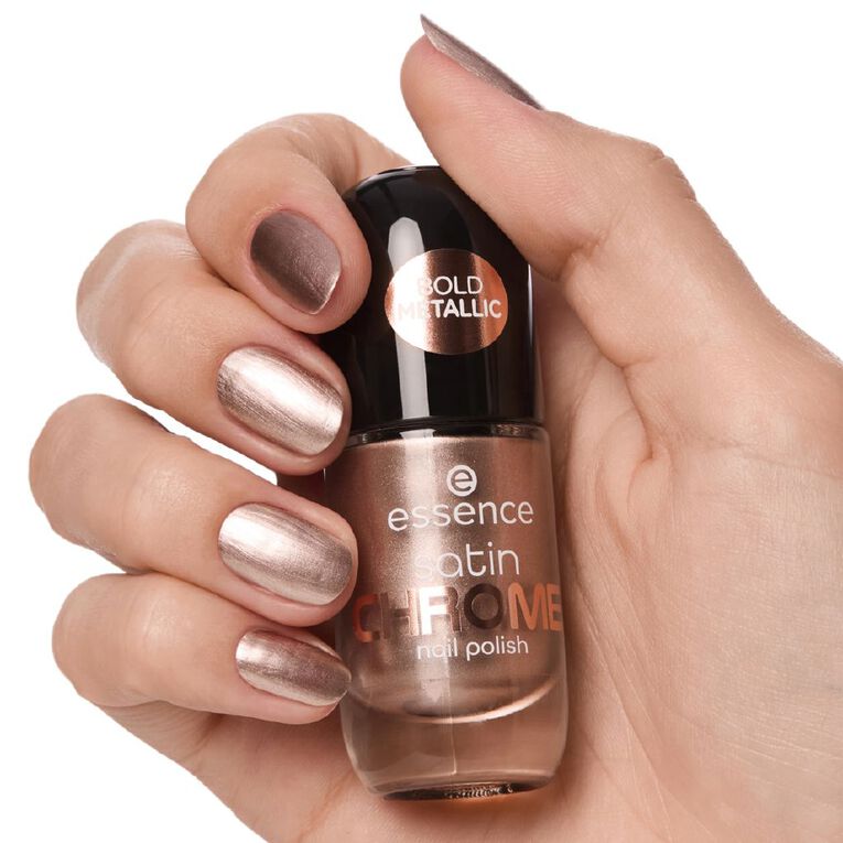 Essence Satin Chrome Nail Polish 01, , hi-res
