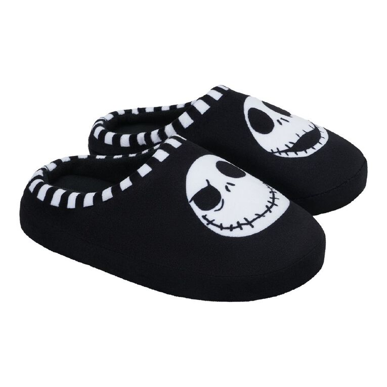 Nightmare Before Christmas Senior Kids' Slippers, Black, hi-res