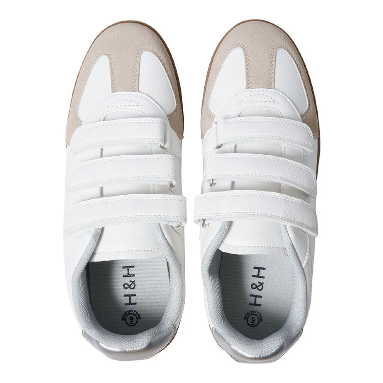 H&H Women's Women's Penny Sneakers, White, hi-res