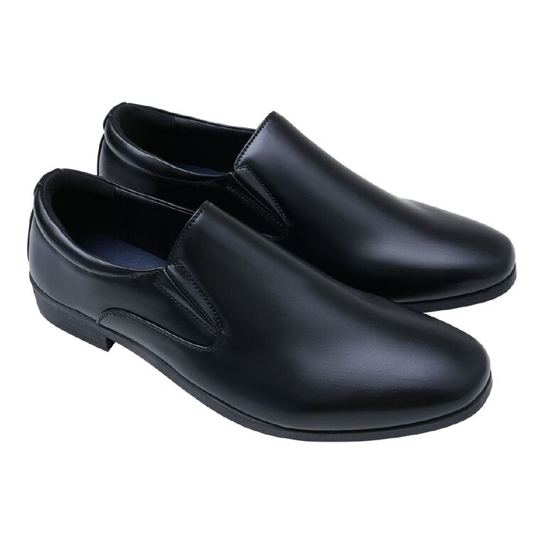 H&H Men's Tony Slip on Dress Shoes, Black, hi-res